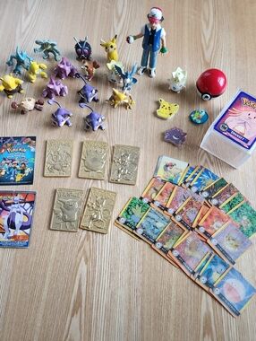 Lot Of Assorted Pokémon Toys-Tomy, Burger King Gold Cards, Artbox Premier, Etc.